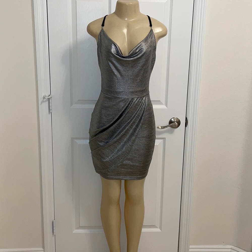 Silver Shimmer Dress